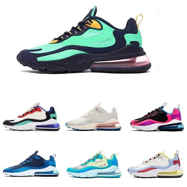 

bauhaus 270 react max blue void bright violet men running shoes electro green optical trainer sports air outdoor sneakers 36-47