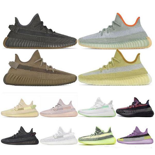 

размер 13 с коробкой stockx белье болотный лен пустыня шалфей земля 3 м светоотражающие kanye west v2 мужские кроссовки женские кроссовки