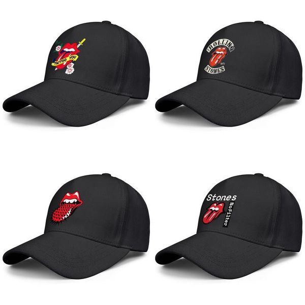 

the rolling stones no filter tour mens and womens adjustable trucker cap golf sports cute baseballhats voodoo spiked lounge tongue, Blue;gray