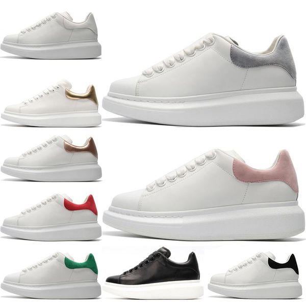 

2020 fashion luxury designer shoes platform sneakers for men women black white suede leather mens trainer vintage casual sports shoes
