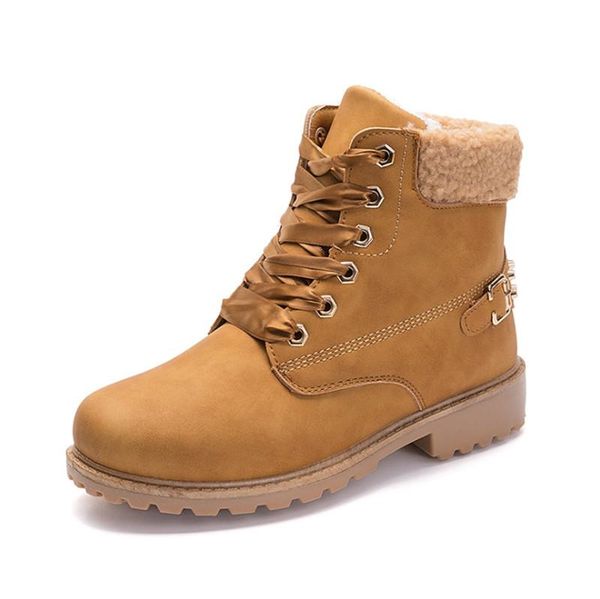 

autumn and winter new martin boots women's cotton plus velvet warm boots rivet women's boots boots2019, Black