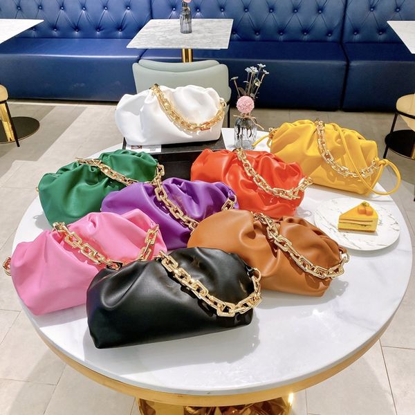 

2020 new luxury ladies chain dinner bag leather fashion shoulder messenger handbag box packaging with diy long shoulder strap