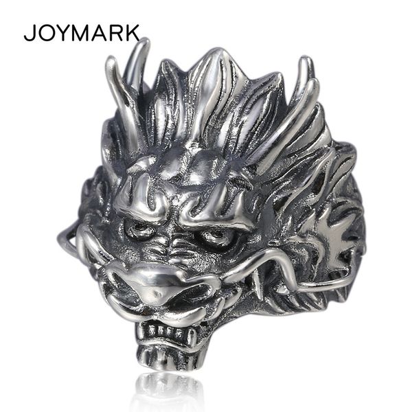 

new adjustable 925 sterling silve dragon ring for men domineering personality fashion jewelry opening rings tsr111, Golden;silver