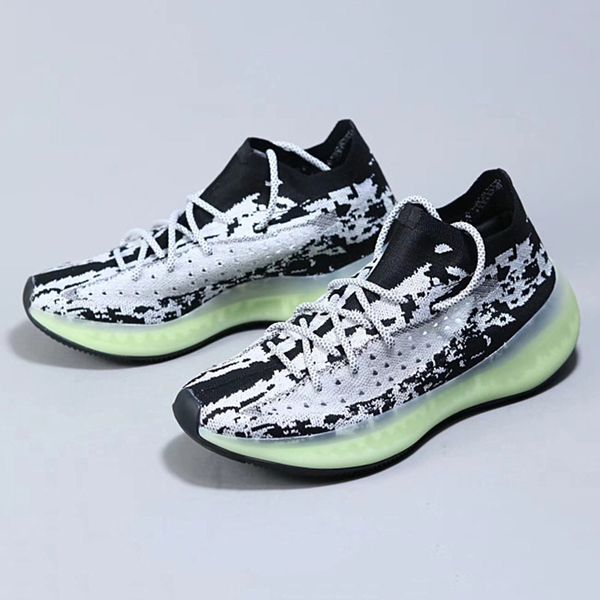 

kanye west running shoes 380 v3 alien wave runner 380s white black clay zebra desinger sneakers mens women trainers size 36-45