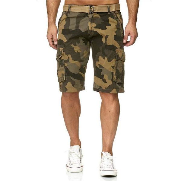 

camouflage multipocket summer mens shorts all match mens cargo pants fashion casual popular male short pants, White;black