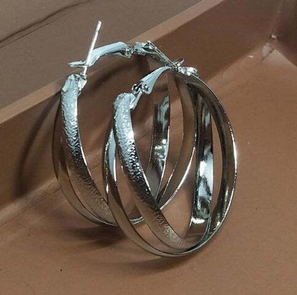 

new fashion creativity european and american jewelry ring earrings accessories exaggerated fashion classic elegant a, Silver