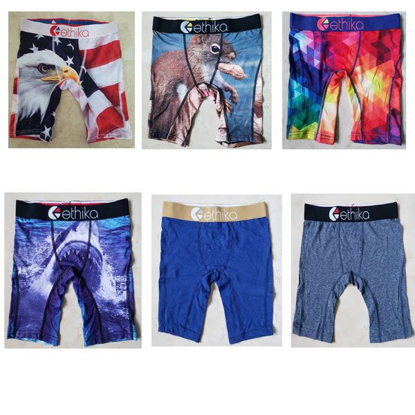 

sell random styles ethika kid's boxer underwear sports hip hop rock excise underwear skateboard street fashion quick dry and cotton, Camo