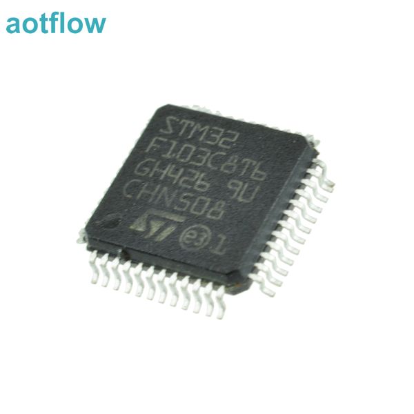 

10pcs/lot stm32f103c8t6 lqfp-48 arm cortex-m3 32 mcu aotflow