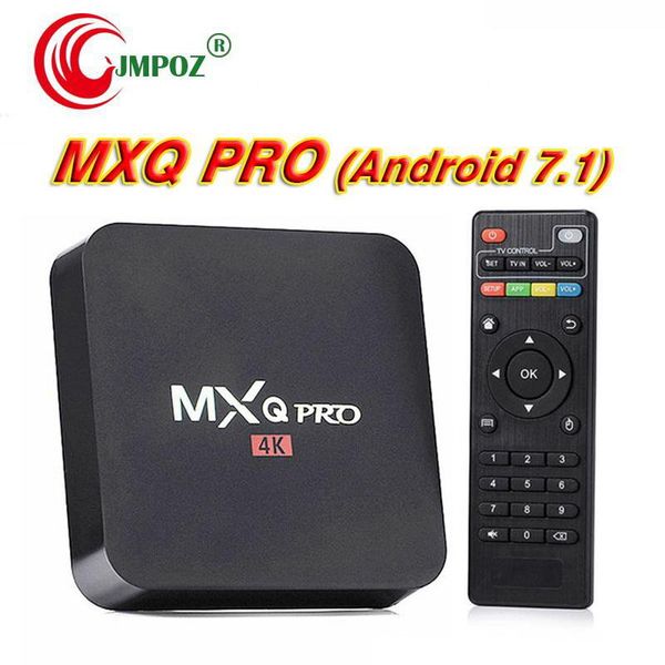 

Mxq pro 4k android 7 1 tv box quad core treaming media player upport 3d iptv 1080p