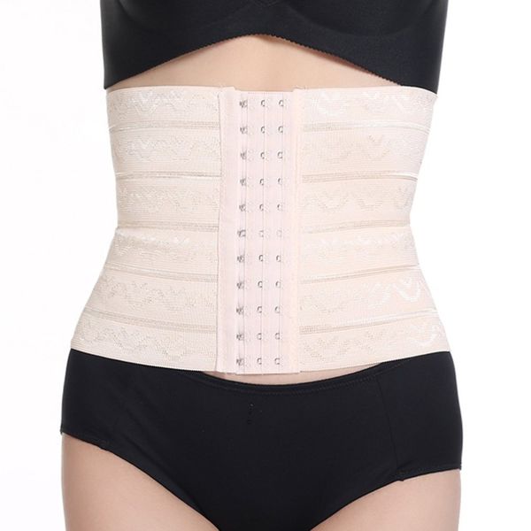 

waist diet body slim shaper postpartum recovery corset belt breathable comfortable women waist belly brace support, Black;gray