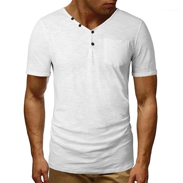 

pullover shirts mens clothing mens designer summer slim tees fashion natural color short sleeve tees casual, White;black