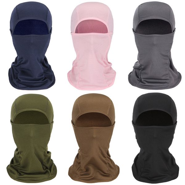 Balaclava máscara facial completa à prova de vento ajustável capuz proteção UV máscara de esqui para motocicleta ao ar livre ciclismo caminhadas esportes