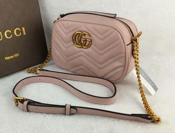 

2019 women marmont me enger bag long chain pu leather houlder bag ancient gold chain wai t handbag tote hobo 789