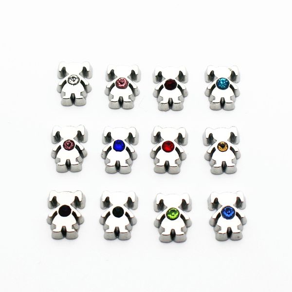 

new novelty 20pcs/lot ctystal dog alloy floating charms living memory floating lockets charms for diy accessory, Bronze;silver