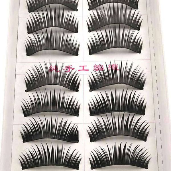 

stage performance exquisite design rayon material thick section plastic cotton stalk eyelashes 10 pairs