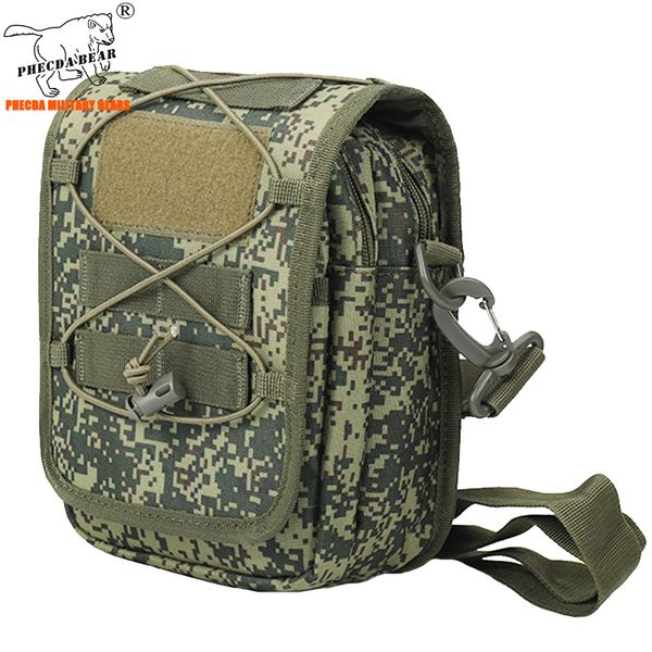 

outdoor bags russia army camouflage emr tactical bag molle system sling hiking cross-body travel