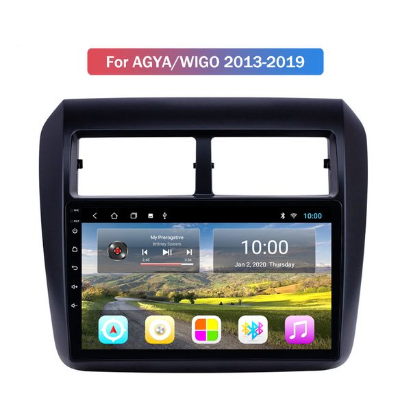 

2g ram 9 дюймов android 10 для toyota agya / wigo 2013-2019 автомобиля dvd-плеер gps навигации радио поддержки задней камеры swc
