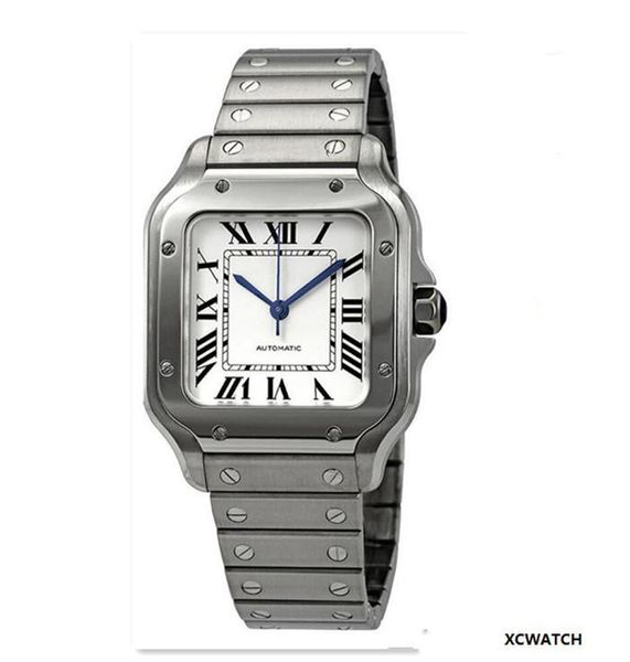 

Luxury brand w a0010 automatic men 039 ilver tainle teel watch 35 x 41 mm with box