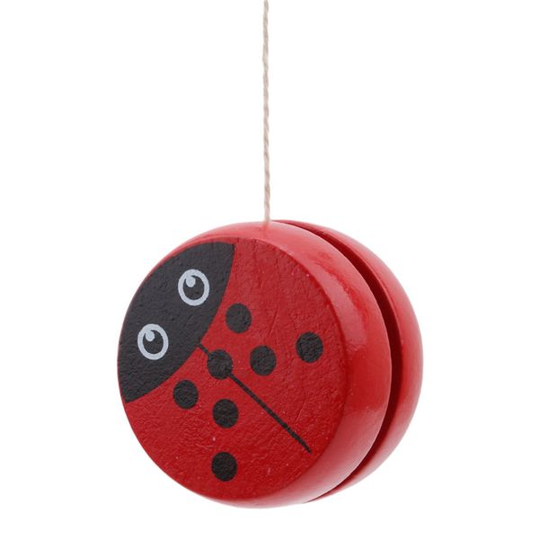 

cute animal prints wooden yoyo toys ladybug toys kids yo-yo creative yo yo toys for children children yoyo ball 2020 new