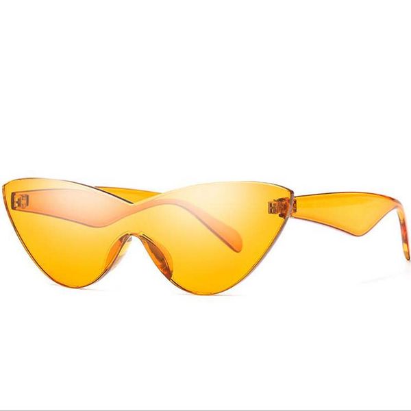 

fashion cute retro love heart rimless sunglasses women designer sun glasses eyewear candy color uv400, White;black