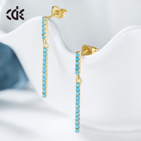 

wedding party beaded pearl gift woman lady diamond jewelry earring for bride acting initiation graduation cde-988, Golden