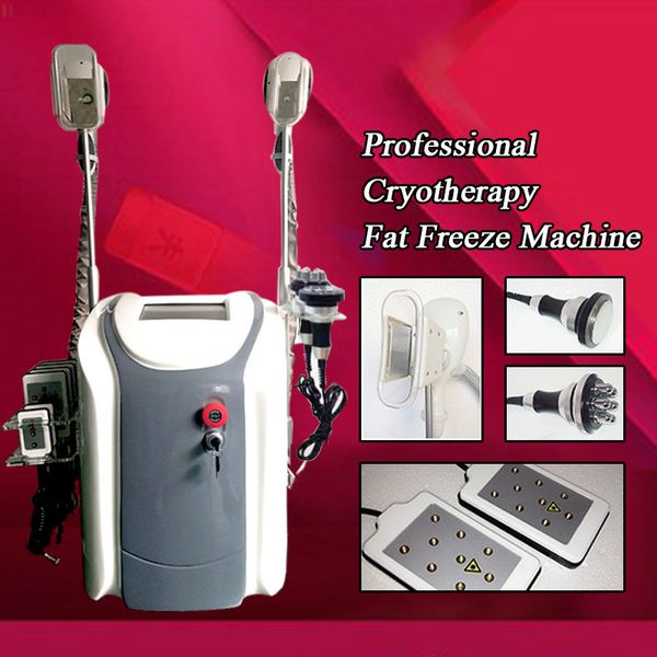 

личный уход 5 в 1 cryolipolysis жира замораживания lipolaser кавитация рф машина для похудения два прохладный cryo ручки могут работать в то