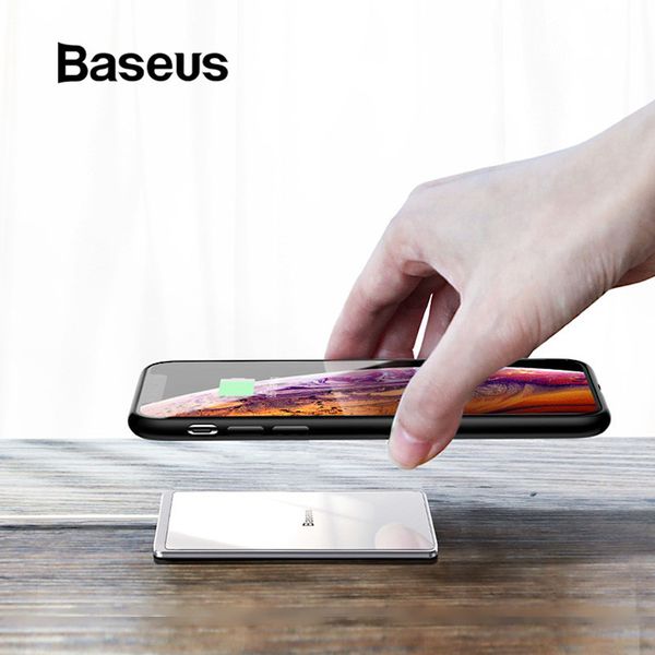 

baseus 15w qi fast wireless charger waterproof wireless chargiing pad for iphone 8 x xs xr huawei mate 20 galaxy s9 fast charger