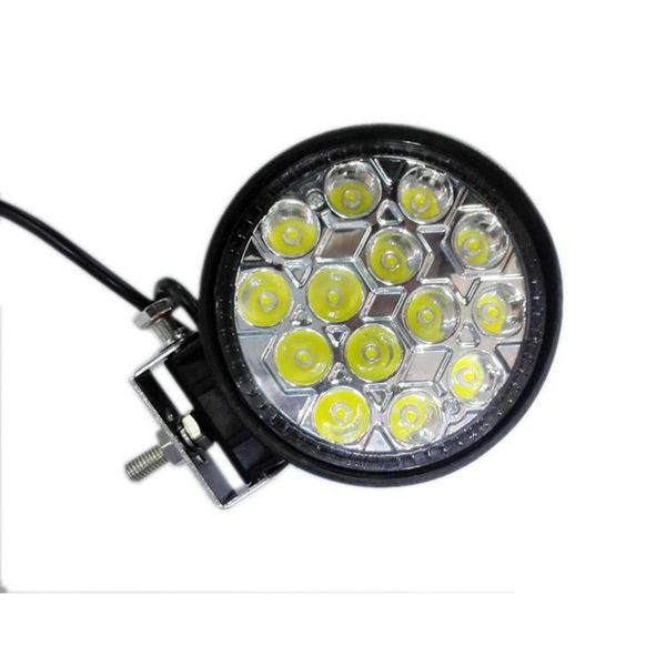 12 ADET DC10-30 V Su Geçirmez IP68 Araba Işık 42 W LED Sürüş Işıkları Off Road Otomotiv 4x4 Kamyon Römork Utv ATV için LED Iş Işık