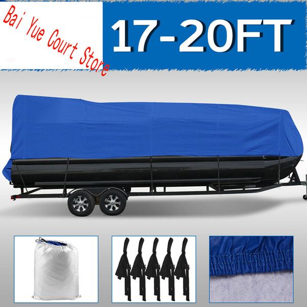 

17 18 19 20 ft boat cover pontoon heavy duty rain snow dust resistant protection