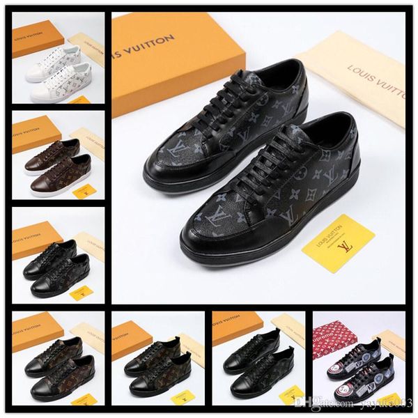 

2020 designerss shoes brand men women low cut casual run away shoes france brand men women sneakers loafers 38-44, Black