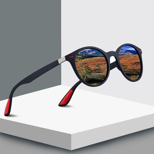 

hdsunfly desing men women classic retro rivet polarized sunglasses lighter design oval frame uv400 protection de sol, White;black
