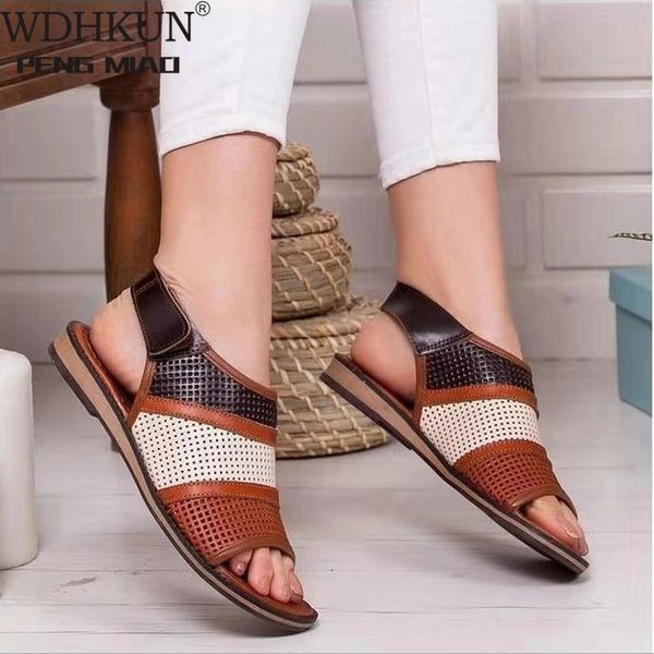

sandals rome casual women wedges pumps ankle buckle open toe fish mouth med summer shoes fashion 2021, Black