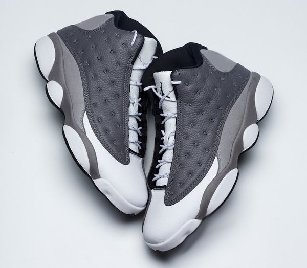 

2019 New Release 13s Men Basketball Shoes 13 Atmosphere Grey Jumpman Boy Sneakers Mens Designer Shoes Trainers Sports Shoes 414571-016