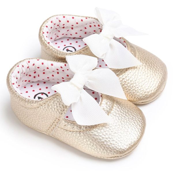 

good quality infant baby leather shoes solid kids sneakers princess baby moccasins rubber sole first walkers for girl size 0-18m, Black;grey