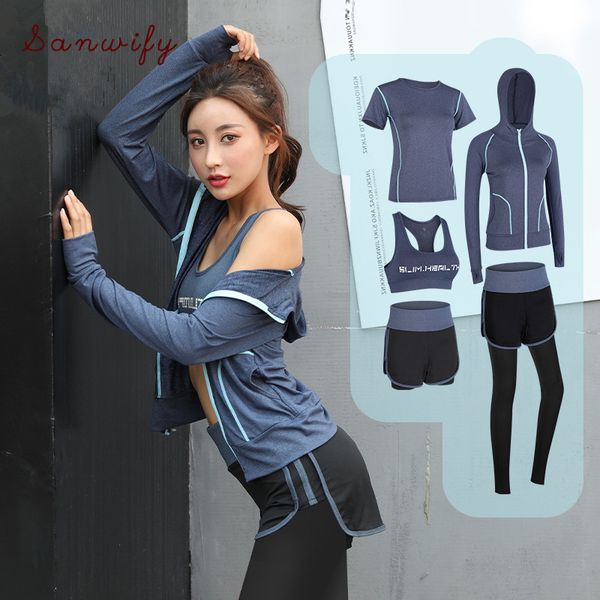 

sports gym yoga set women sportswear morning exercise running quick-drying clothes suit for women legging padded sports bra xxl, White;red