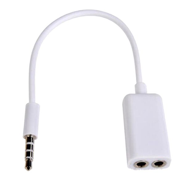 

3.5mm 1 male to 2 female audio splitter aux cable