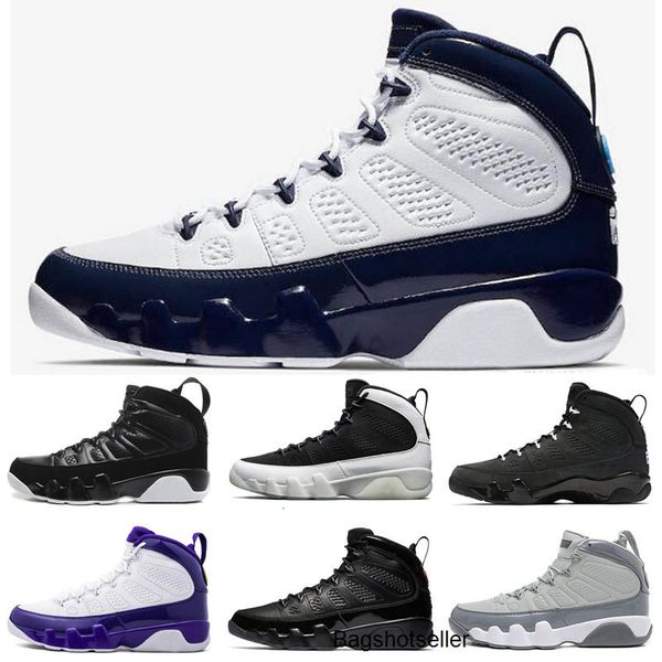 

2020 dream it do it jumpman  mens kids basketball shoes 9s anthracite the spirit bred cool grey la pe athletics sports sneakers, Black