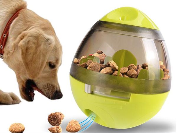 Puppy Interactive Food Treat Ball Toy Funny Pet Shaking Perdite Food Container Dog Cat Slow Feed Pet Brain Training Toy