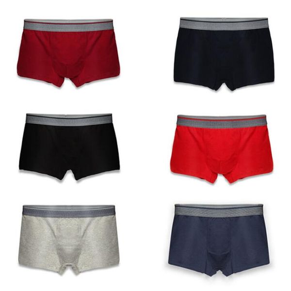 

10pcs/Lot Mens Underwears Boxers 6 Colors Breathable Cotton Underpants for Man L-3XL Free Shipping Male Underwear Boxer Color Mixed Availabl