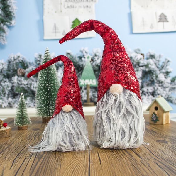 

christmas faceless doll hanger non-woven fabric nordic country god santa claus hanging doll christmas year window decoration
