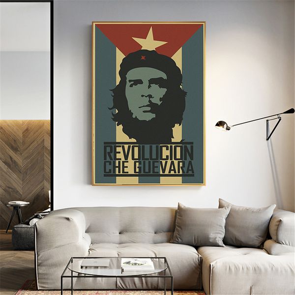 

famous revolution man che guevara world history canvas painting wall poster art picture vintage home decor cuadros decoration
