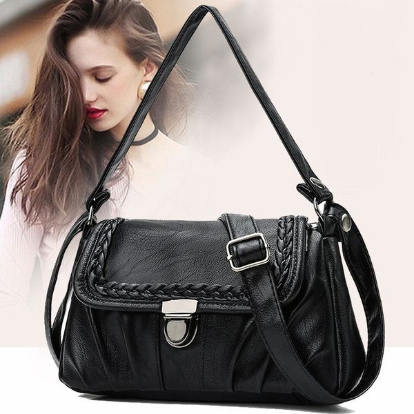 

2020 new messenger bag ladies shoulder bag korean handbag pu women's