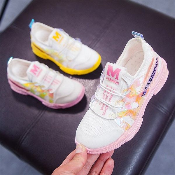 

summer kids shoes new children sports shoes boys girls breathable casual air mesh cool lace-up thick bottom, Black