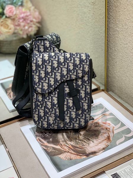 

new women's one-shoulder bag 7a high-end custom quality diagonal cross bag fashion style silver metal accessories with long shoulder st