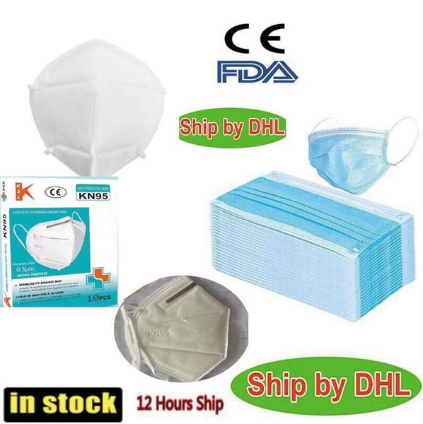 

Disposable Face Mask KN95 Face Masks N95 mascherine Free DHL EMS UPS