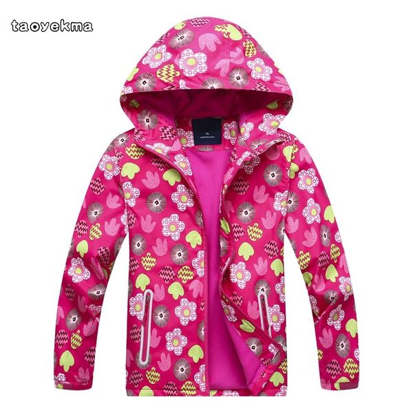 

teenager boys girls polar hiking jacket kids hoodies raincoat outdoor mountaineer windbreakers jackets waterproof coats t2 gpbvz, Red;brown