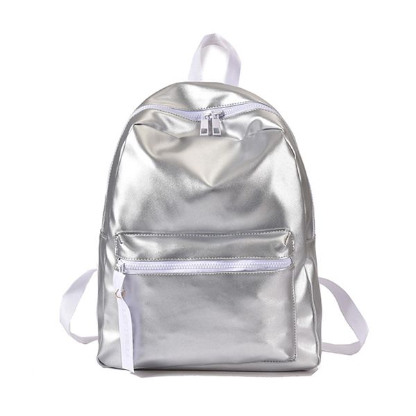 

outdoor bags casual backpack female brief design soft pu leather school bag women backpacks solid shoulder ladies travel back pack