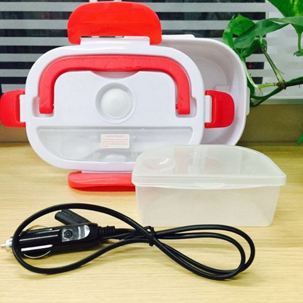 

portable car truck electric heating lunch box food warm heater storage container oven cooker food warmer for car use dinnerware sets