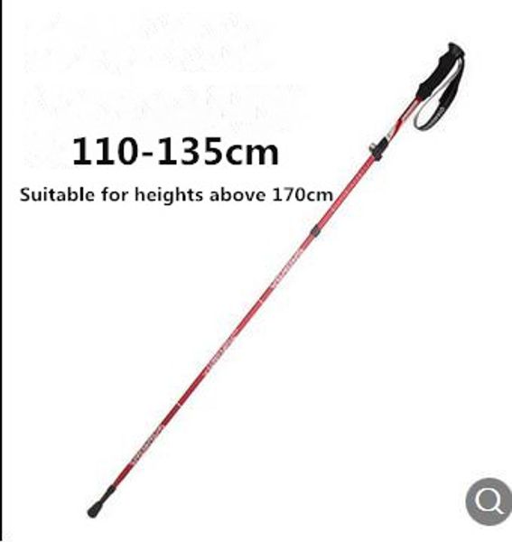 

folding trekking pole 5 outdoor walking stick walking stick climbing mountain stick ultralight ultra short 7075 aluminum alloy