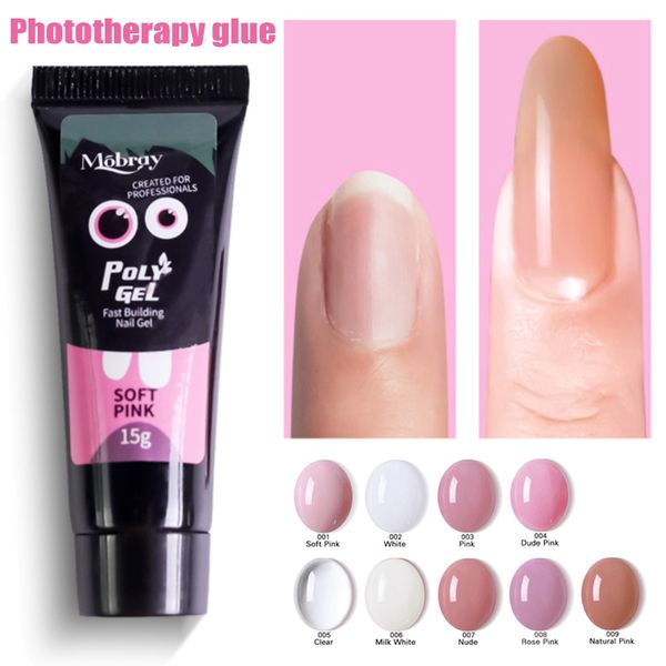 

newly uv gel nail polish tips extension camouflage builder gel nail glue fast ctn88, Red;pink